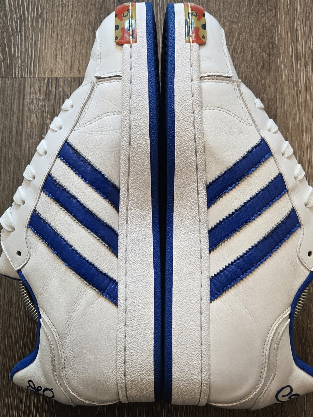 adidas Special Edition! Blue and White Classic Low-Top Sneakers